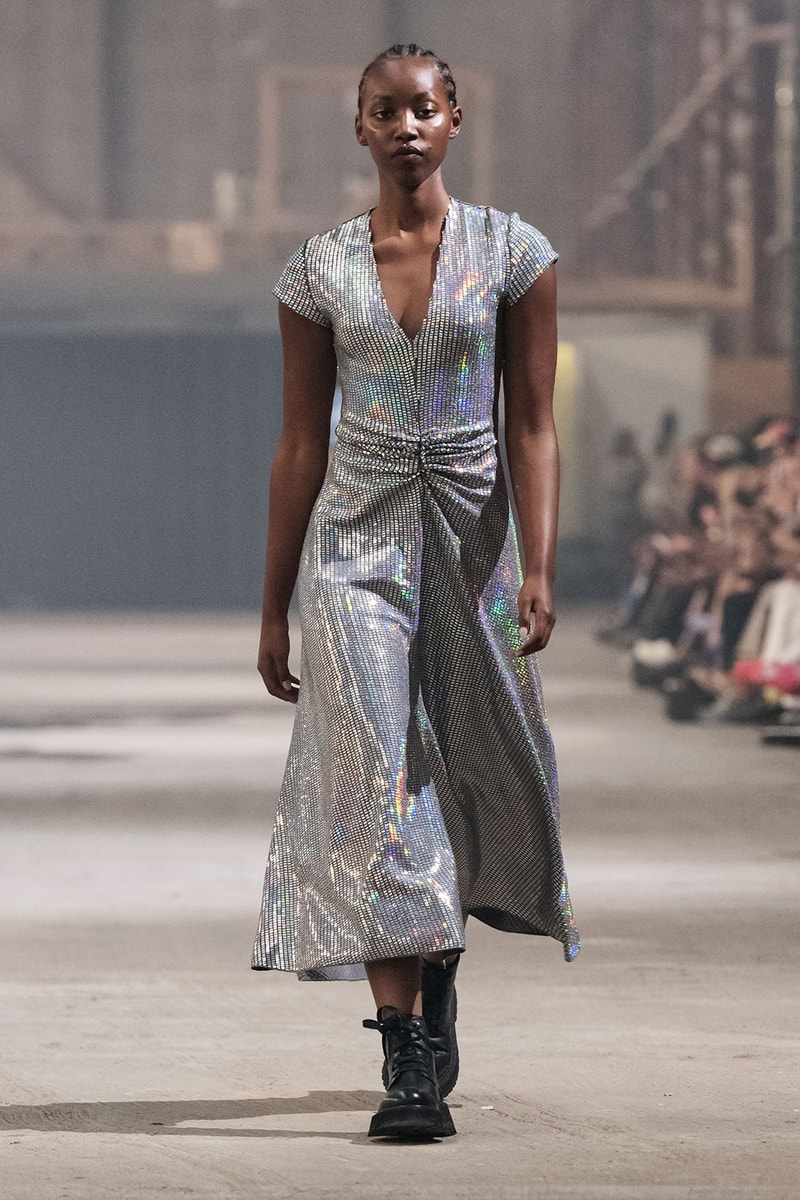 ROTATE Birger Christensen Spring/Summer 2022 SS22 Copenhagen Runway Dress Boots