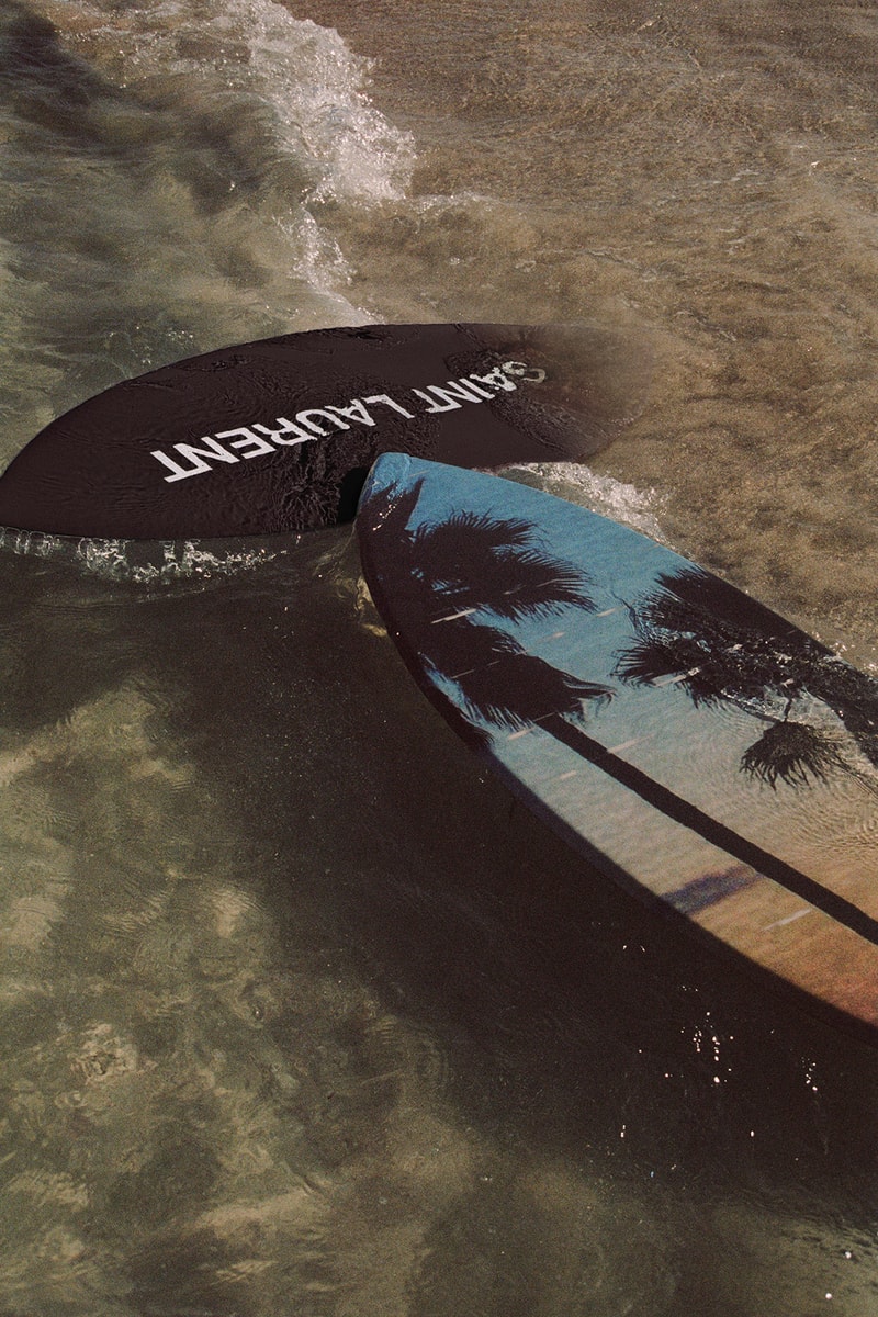 Saint Laurent Rive Droite Collection Salt and Sun Anthony Vaccarello Surfboards
