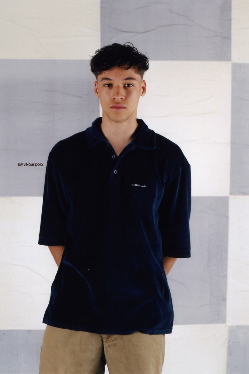 Saintwoods SW.013 SW013 Collection Lookbook Pop-Up Shop Montreal Canada Streetwear Brand Velour Polo