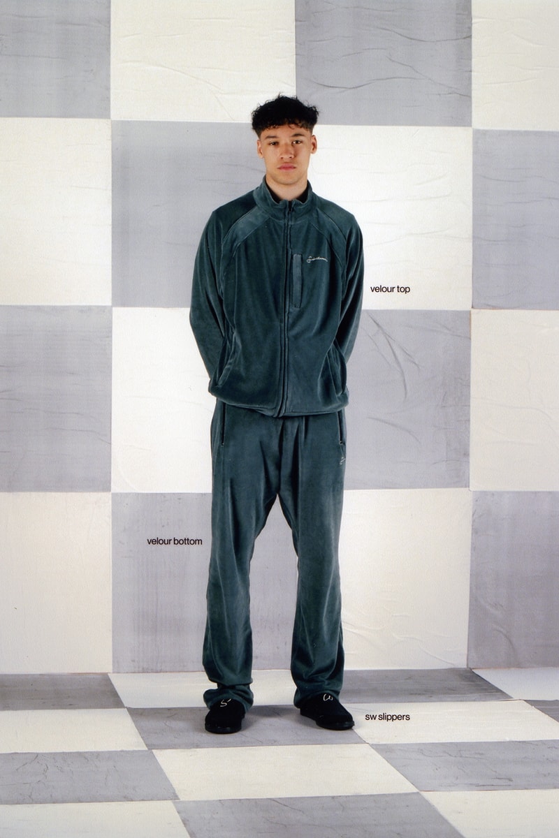 Saintwoods SW.013 SW013 Collection Lookbook Pop-Up Shop Montreal Canada Streetwear Brand Velour Jacket Trousers Pants