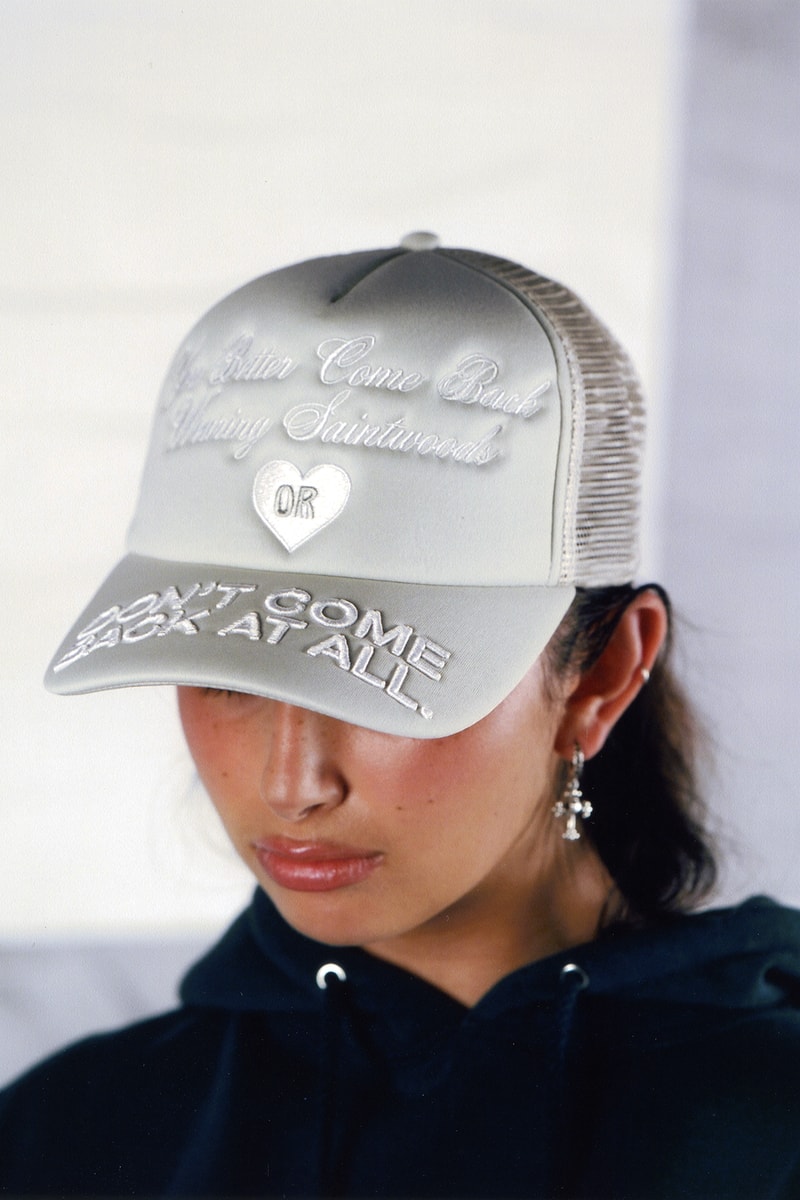 Saintwoods SW.013 SW013 Collection Lookbook Pop-Up Shop Montreal Canada Streetwear Brand Trucker Hat Cap