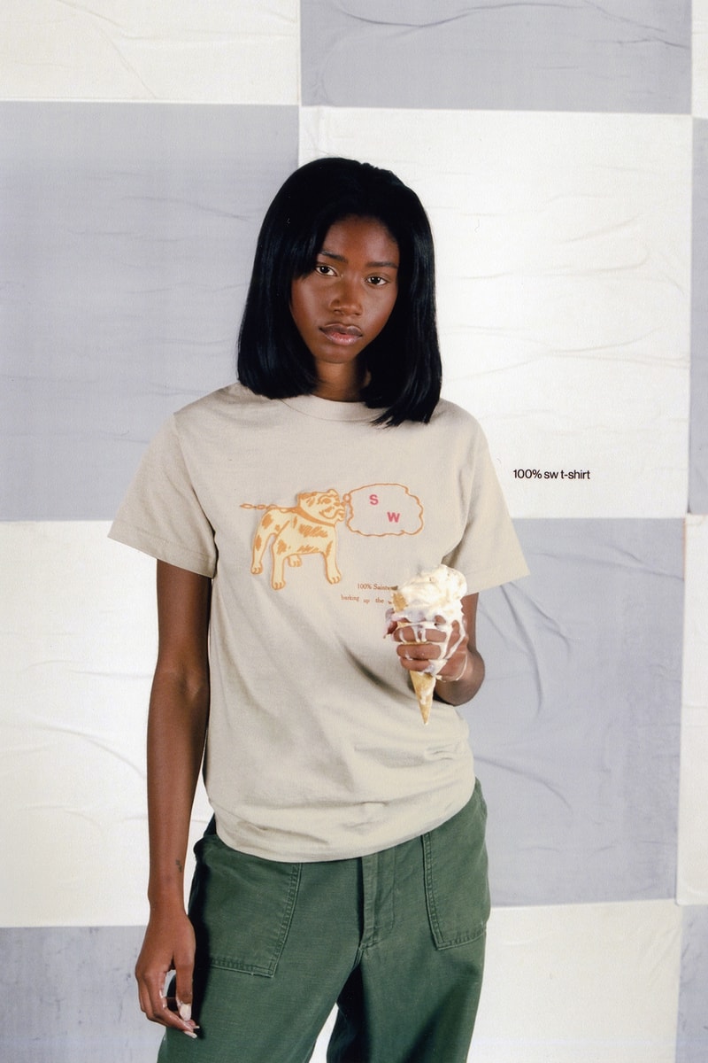 Saintwoods SW.013 SW013 Collection Lookbook Pop-Up Shop Montreal Canada Streetwear Brand T-Shirt Dog
