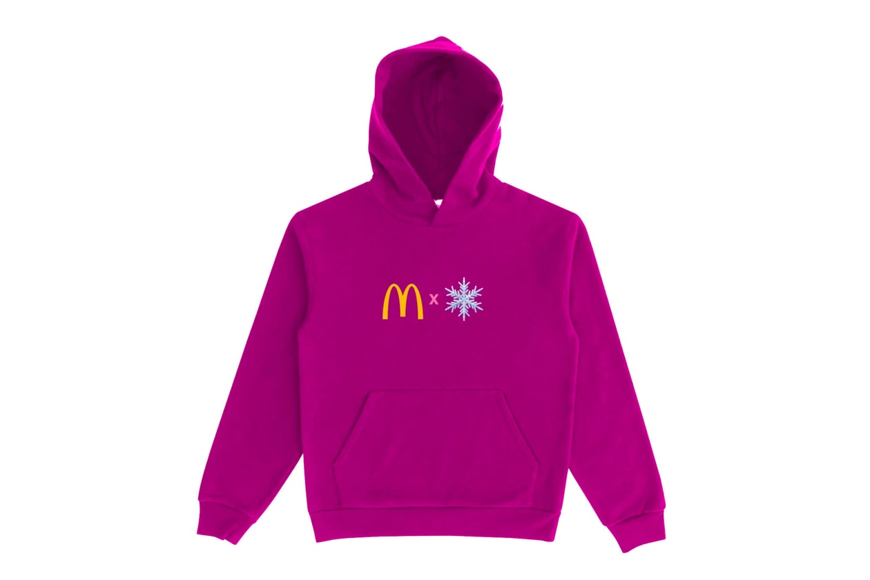 Saweetie McDonald's Collaboration Meal Merch Hoodies Sweatpants Rapper Music Artist