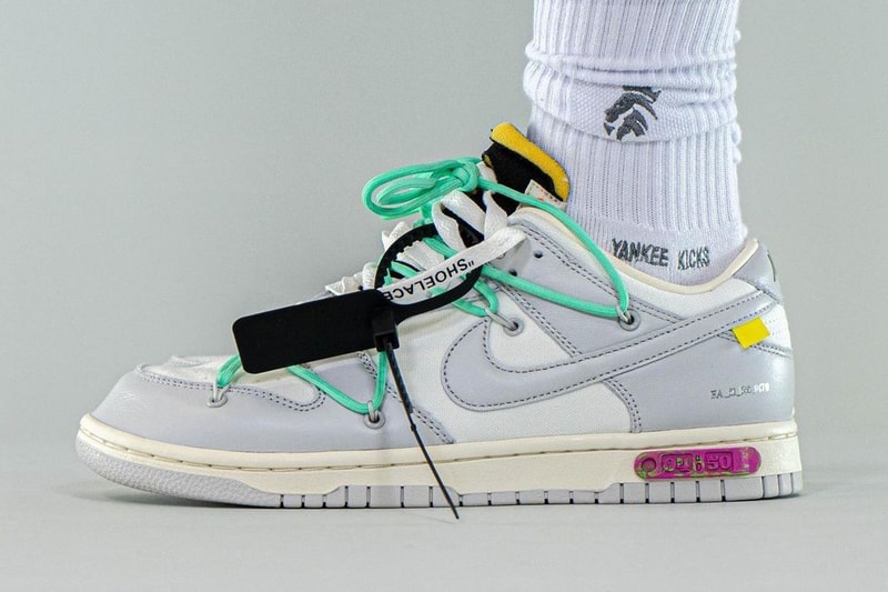 Sneaker #4 From the Off-White™ x Nike’s “The 50” on foot side view