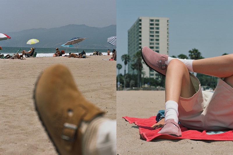 Stussy Birkenstock Boston Clogs Brown Pink Beach Tanning