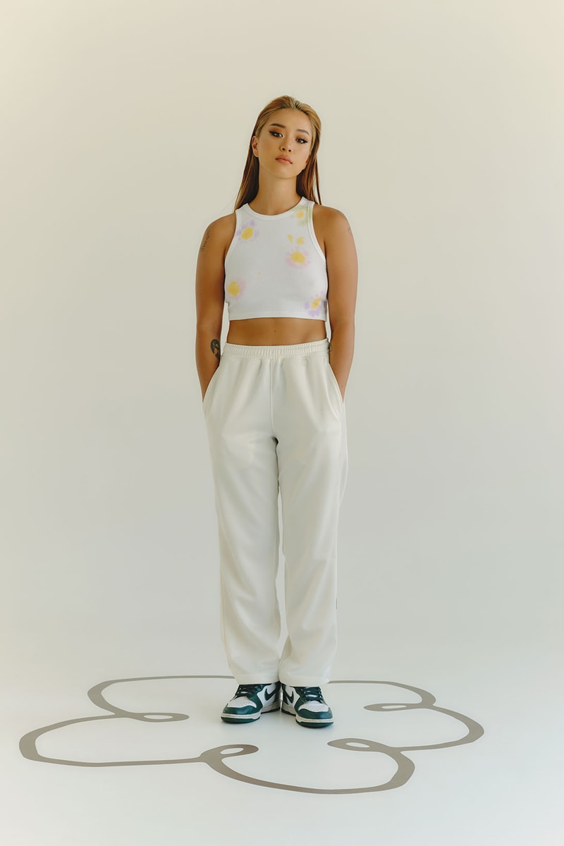 sundae school pre fall 2021 summer we drew collection print cropped tank sweatpants