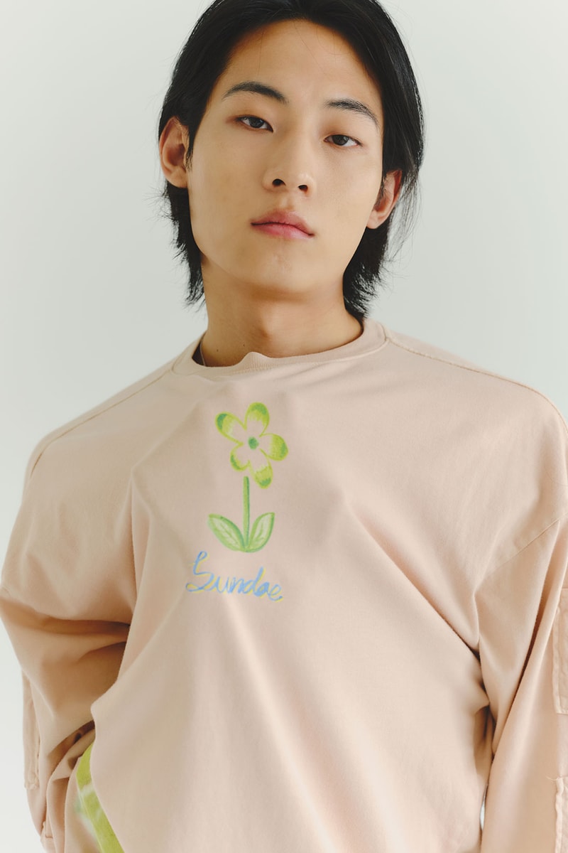 sundae school pre fall 2021 summer we drew collection print graphic tee