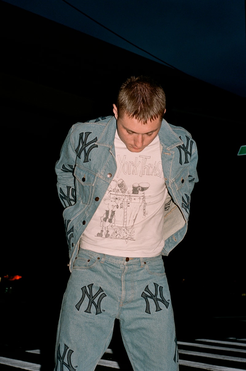 Supreme New York Yankees Fall Collection denim jacket jeans tshirt tee