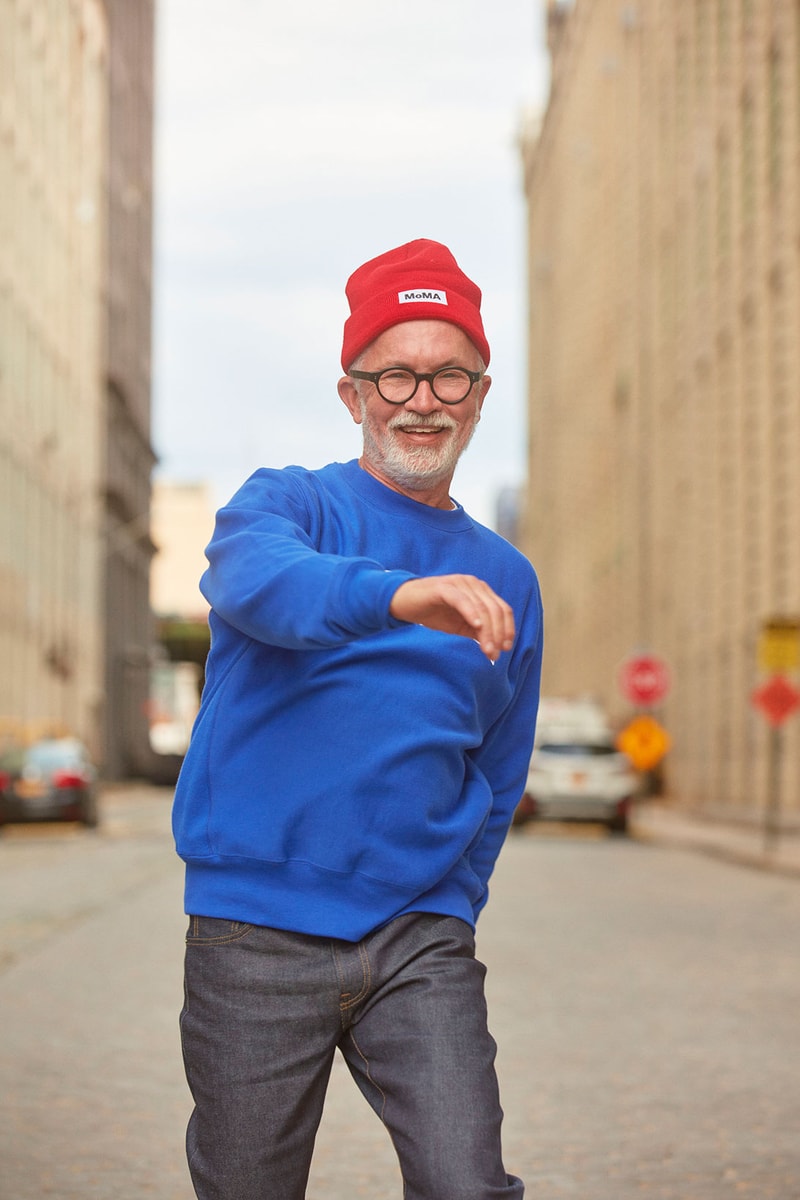 team moma logo crewneck sweater beanie nyc new york street