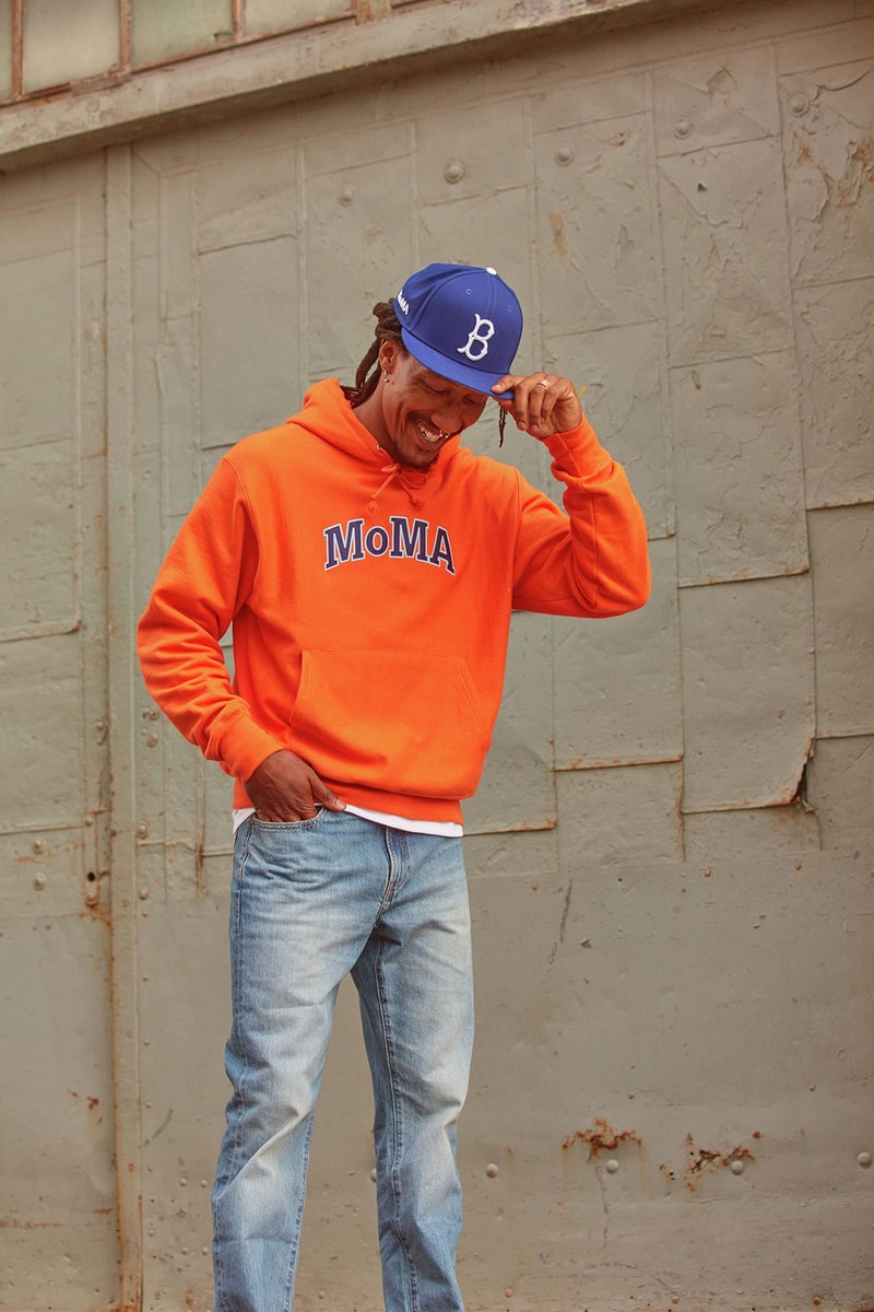 team moma logo hoodie cap jeans