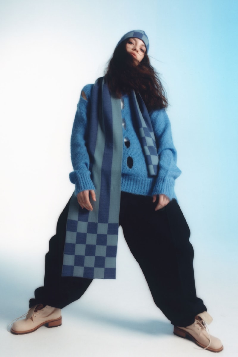 TheOpen Product Fall/Winter 2021 FW21 Korean Brand Sweater Scarf Pants Beanie