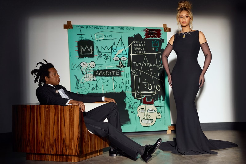 Beyoncé Jay Z Carter Tiffany & Co. ABOUT LOVE Campaign Jewelry Jean-Michel Basquiat Painting 