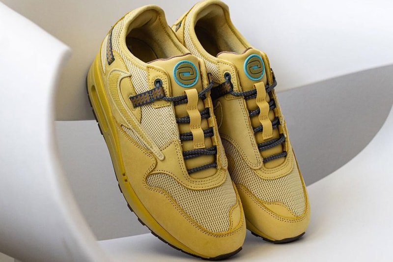 Travis Scott Nike Air Max 1 AM1 Cactus Jack Wheat Upper Shoelaces Tongue
