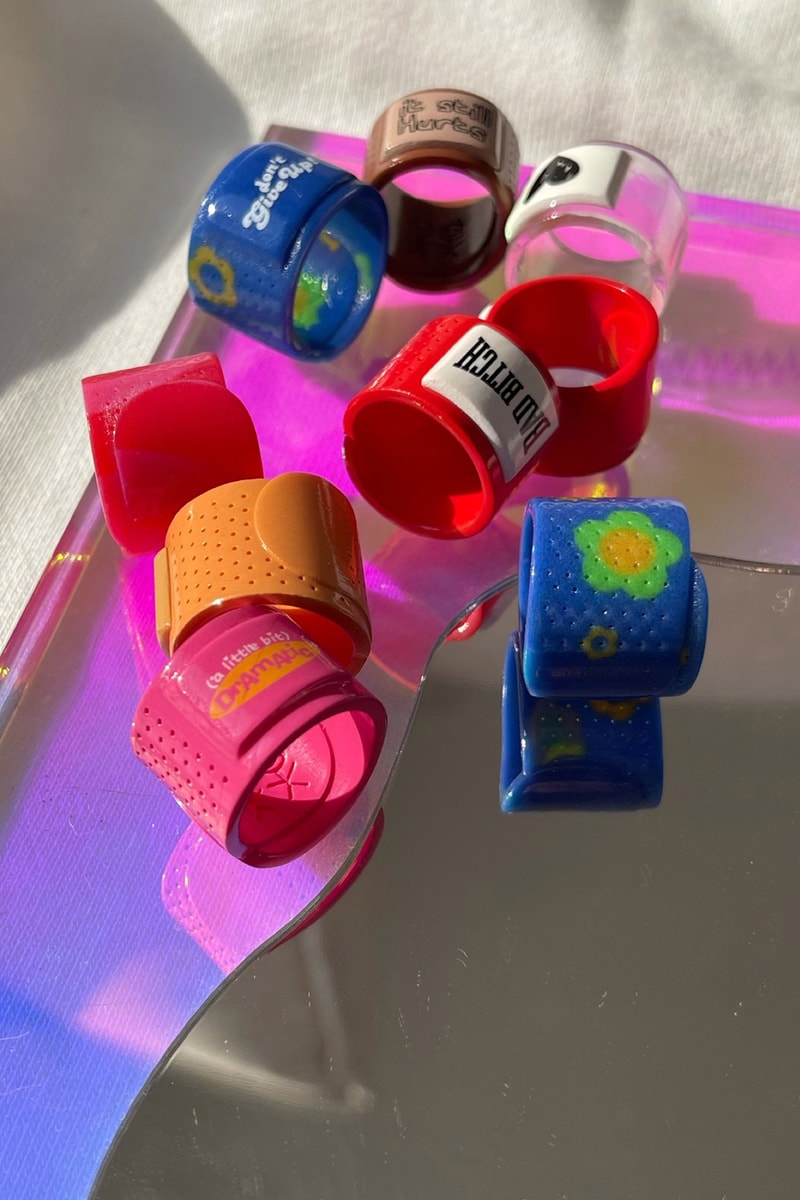 Urban Sophistication The Stronger Resin Rings Collection Jewelry Accessories Pink Blue Yellow red