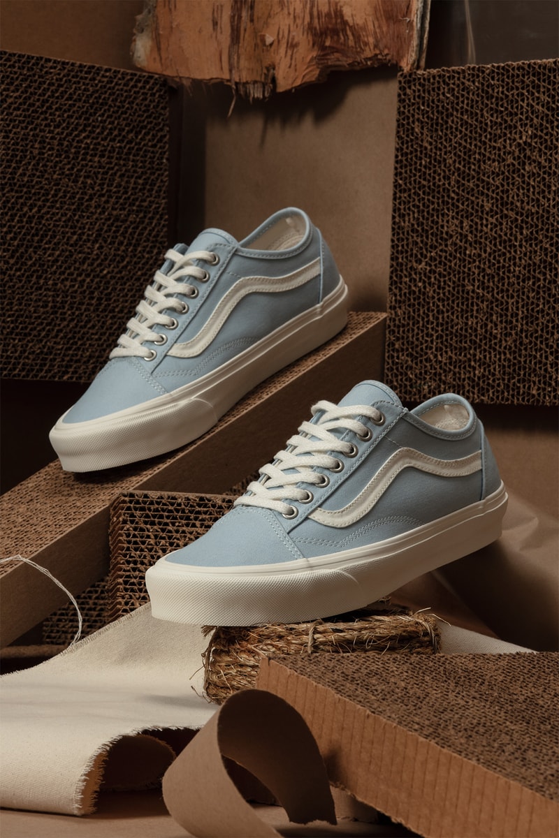 Vans Eco Theory Old Skool Decon Collection Sneakers Footwear Shoes Sustainable Sky Blue White