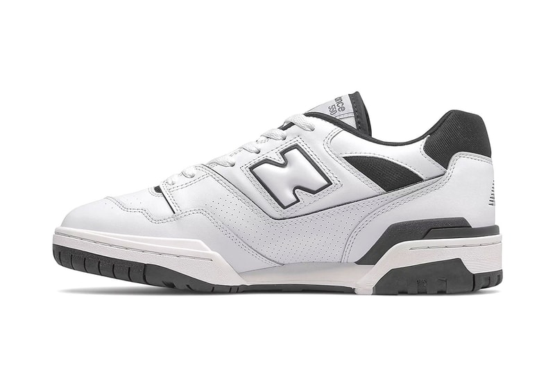 New Balance 550 "Black/White" side view