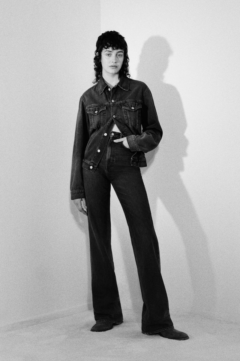 Acne Studios Fall Winter FW21 Denim Collection Flared Jeans Women's