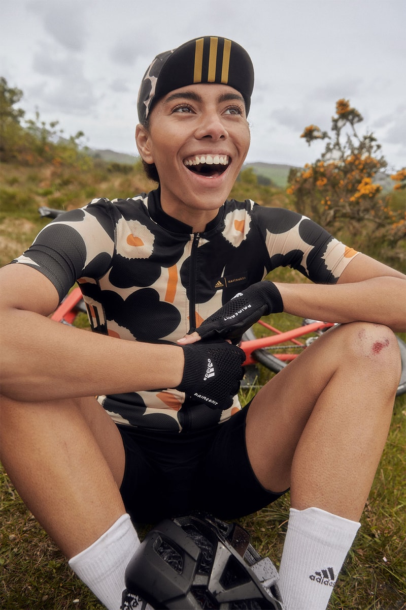 Marimekko adidas Collaboration Hat Cycling Tee Shirt