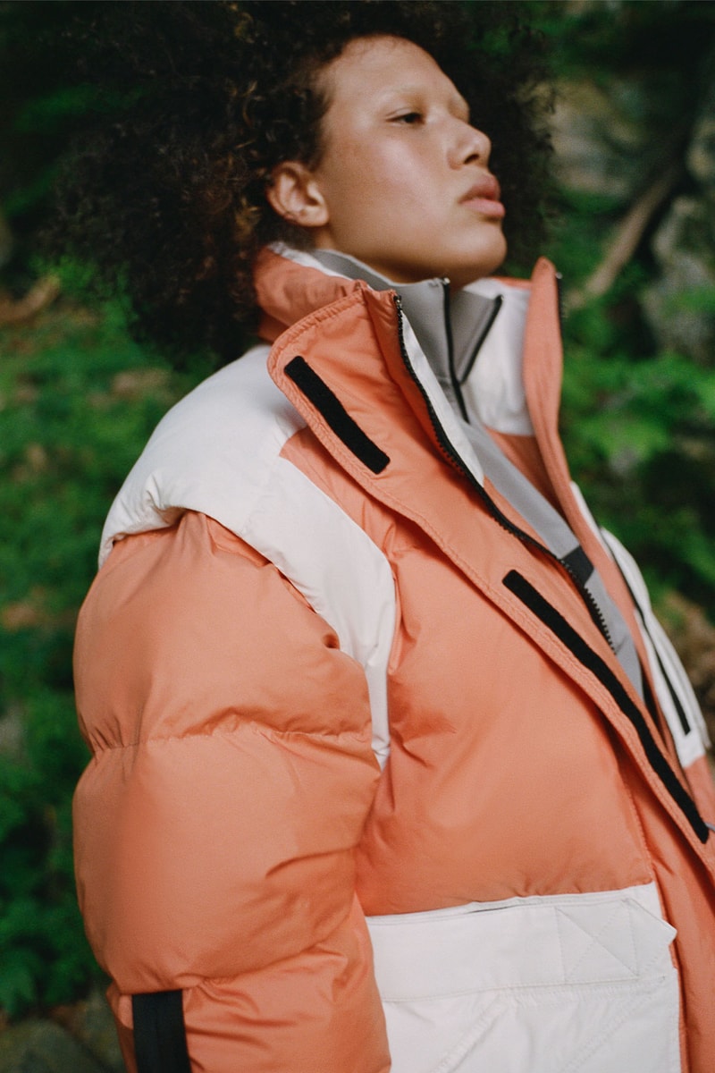 adidas x stella McCartney earth explorer sleeping bag puffer jacket Yanece Cotto