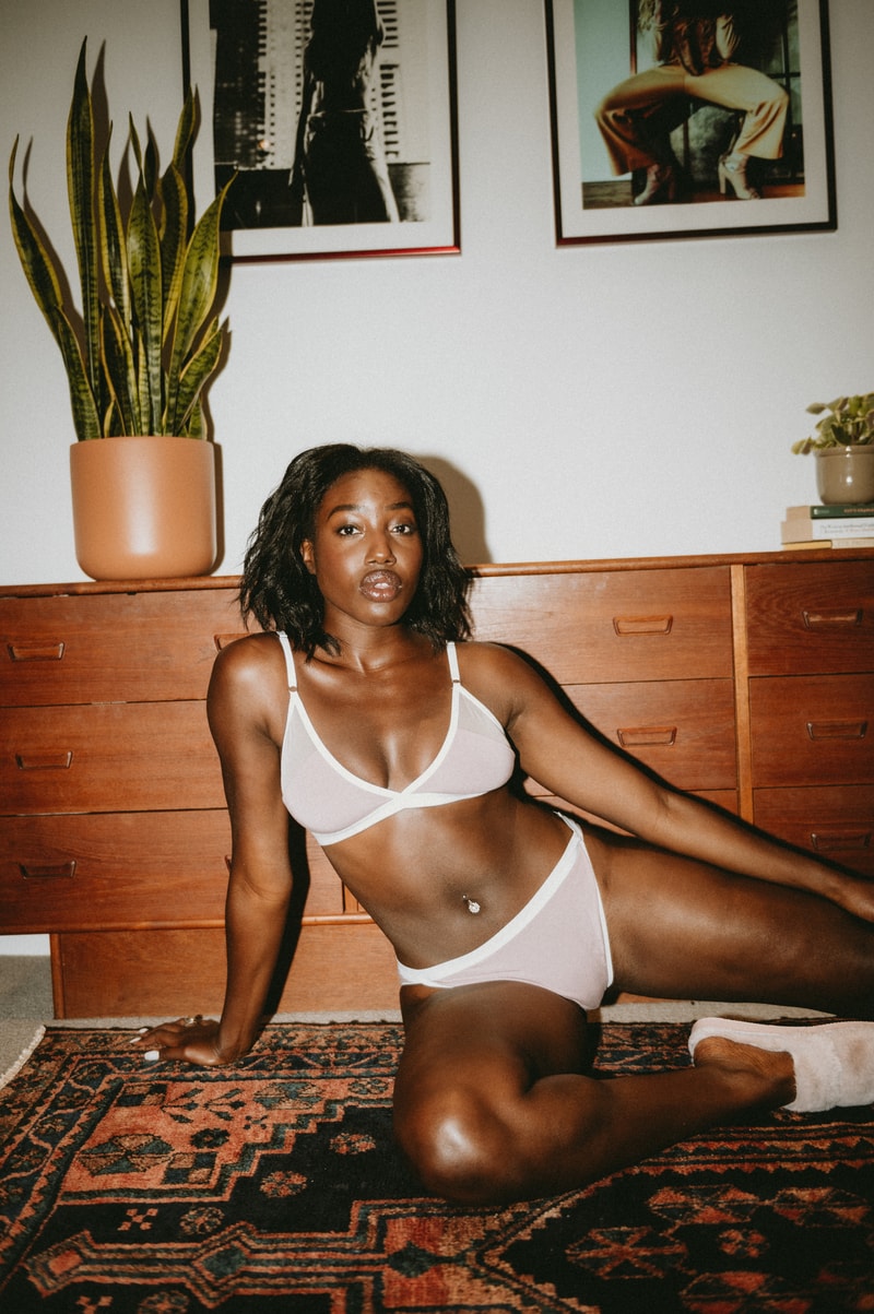 MARY YOUNG FW21 Collection dusty rose bikini