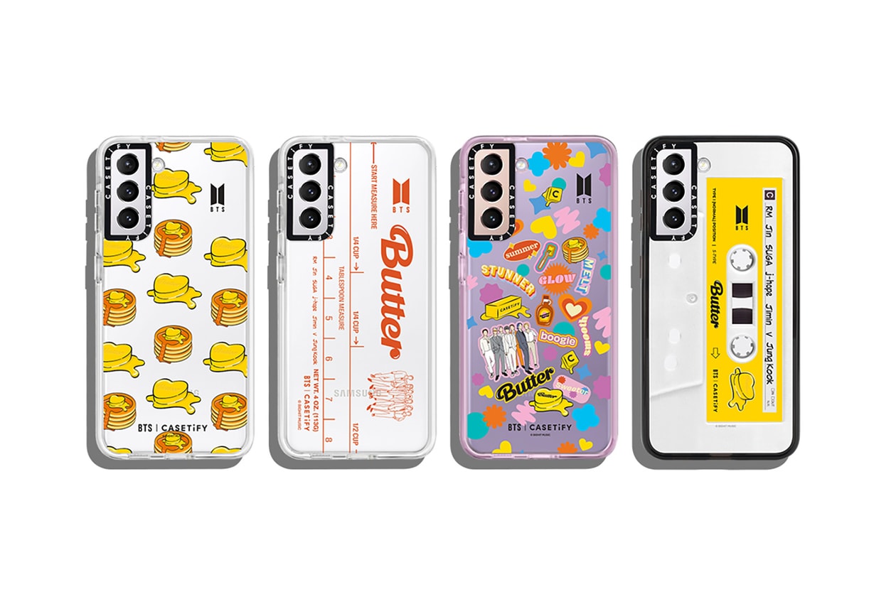 BTS Casetify Butter Phone Accessories Collaboration Collection iPhone AirPods Cases