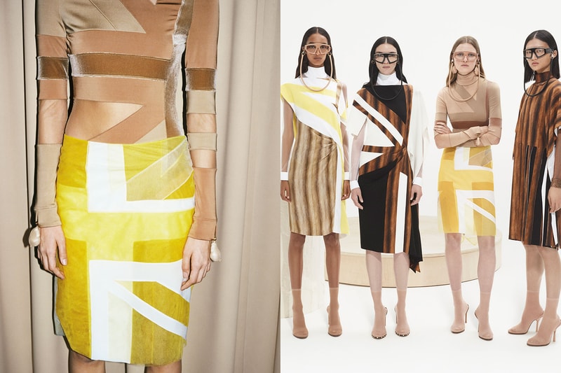 Burberry Fall/Winter 2021 FW21 Collection Campaign Riccardo Tisci Dress Skirt Shafes Heels