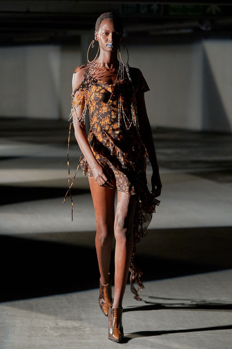 Charlotte Knowles KNWLS Spring Summer 2022 Collection Pattern Dress bustier