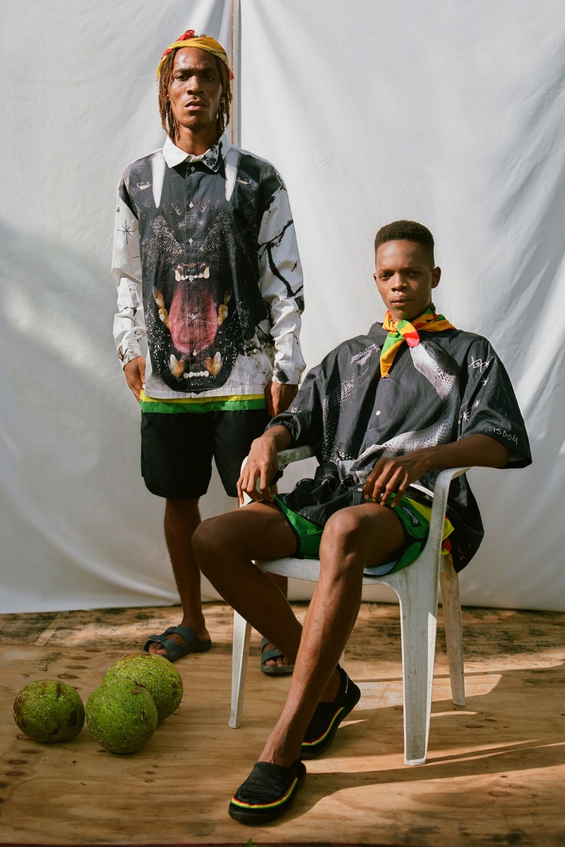 Daily Paper Jamaica FW21 Capsule hoodie shirtings