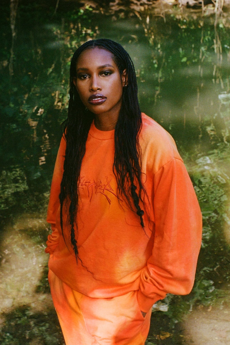 Daily Paper Jamaica FW21 Capsule neon orange sweater trackpants