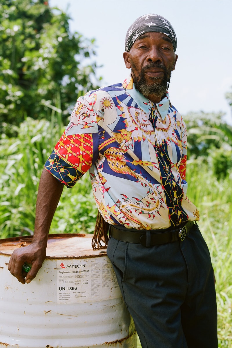 Daily Paper Jamaica FW21 Capsule bright colored pattern shirting