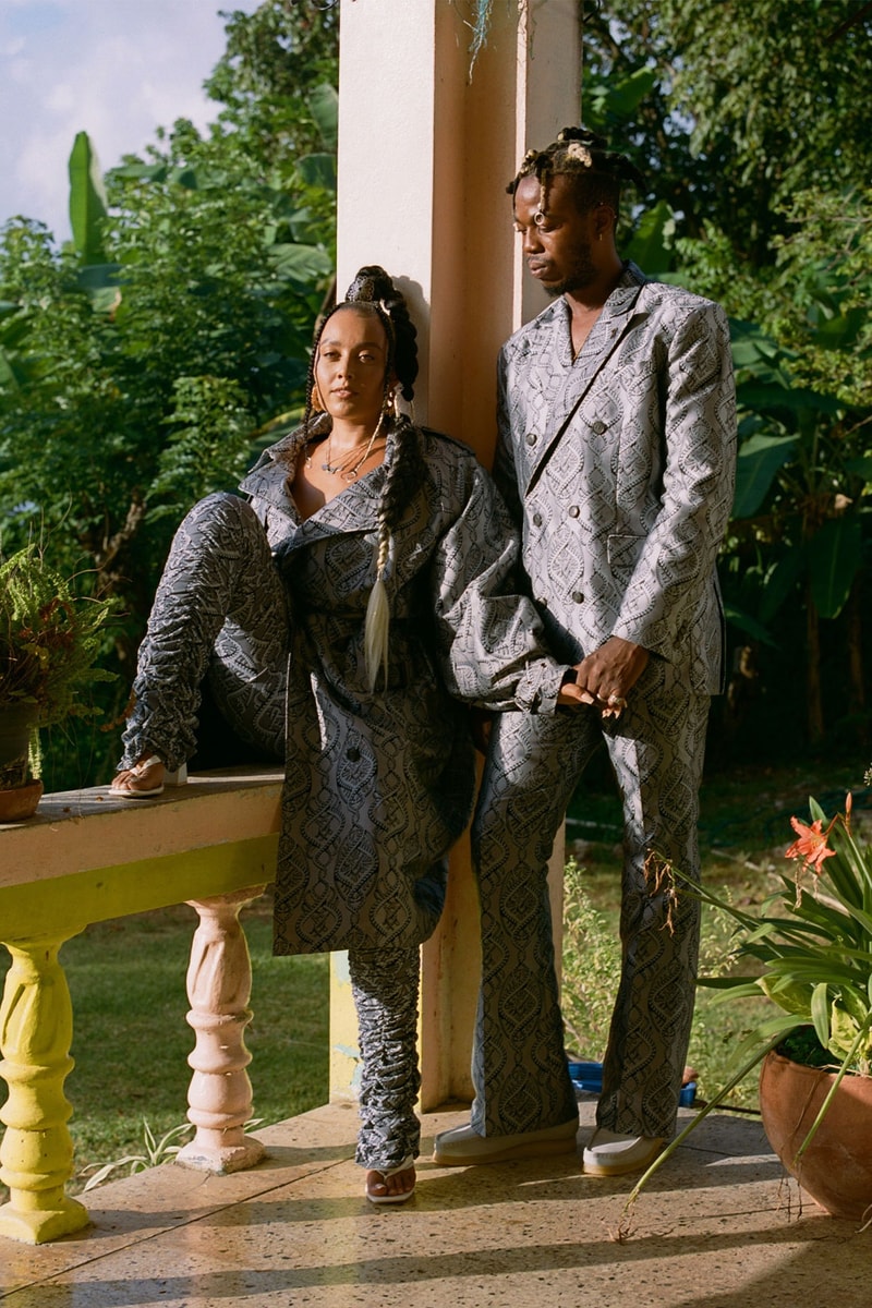 Daily Paper Jamaica FW21 Capsule grey tailored suits