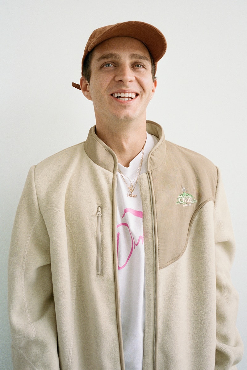Dime Fall 2021 Drop 1 Collection Lookbook Hat Jacket Tshirt