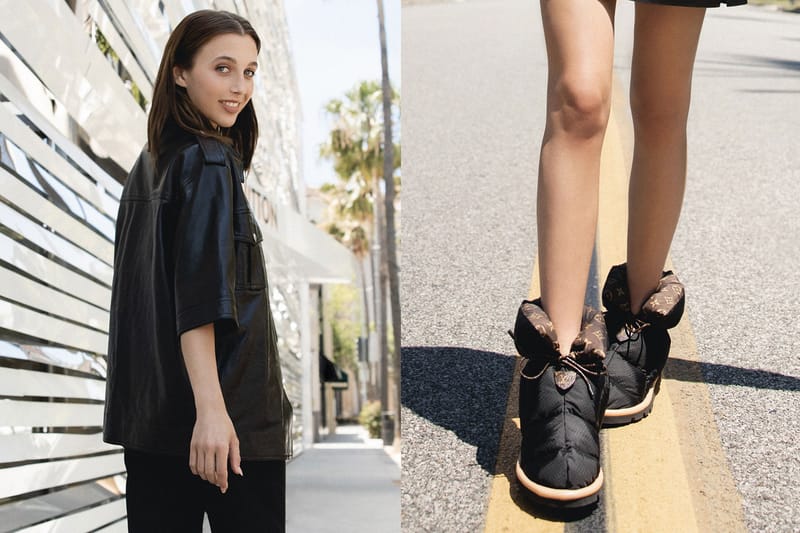 Louis Vuitton Introduces FW21 Footwear Collection With Emma Chamberlain