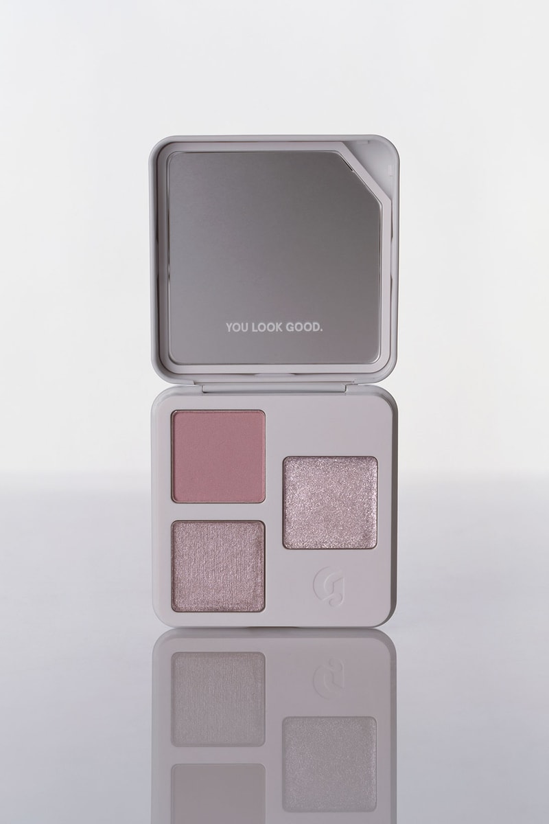 Glossier Monochromes Eyeshadow Trio Palette Product Packaging