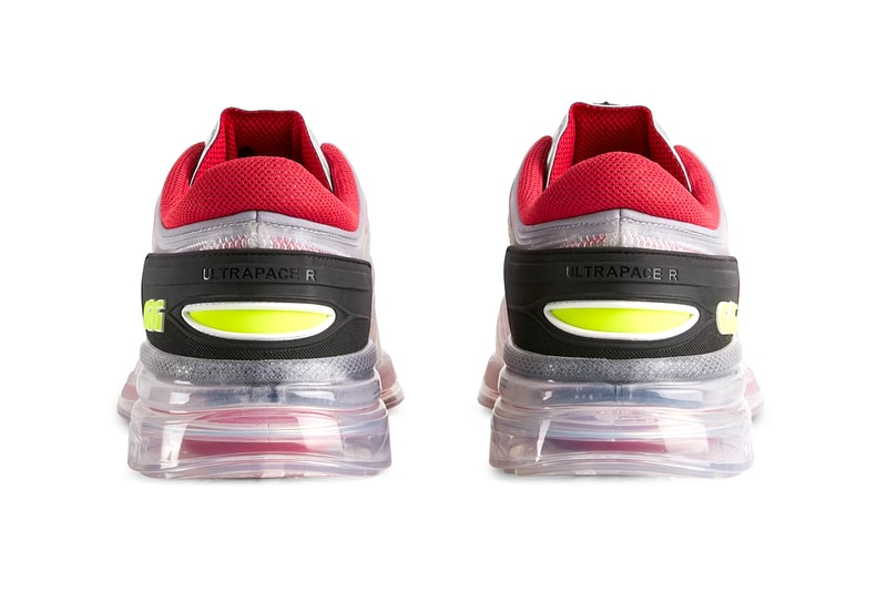 Gucci Ultrapace R Transparent Rubber Sneakers Heel Back Closeup