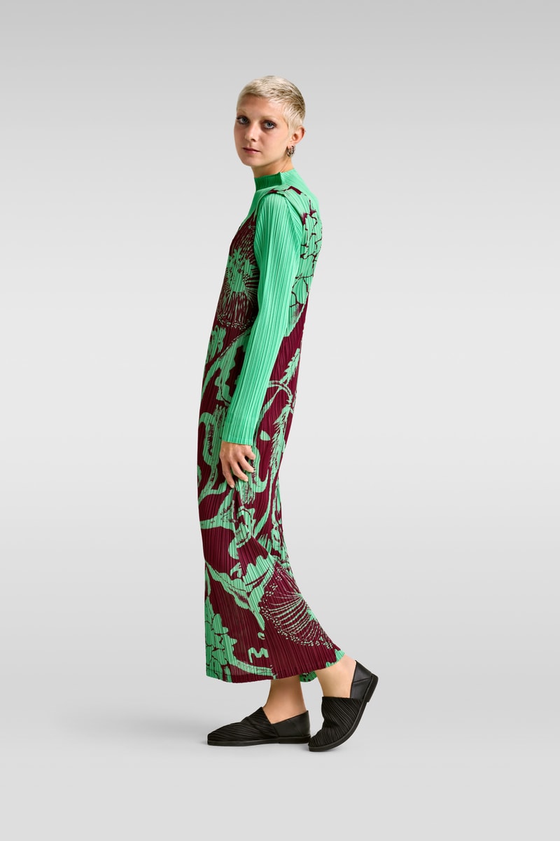 issey miyake new pleats please collection colorful pieces silhouettes cheers series monthly colors series sunset series pants dresses tops tunics