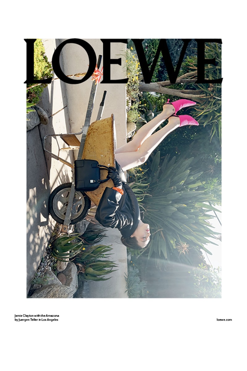 Loewe Amazona Handbag Campaign Juergen Teller Jamie Clayton