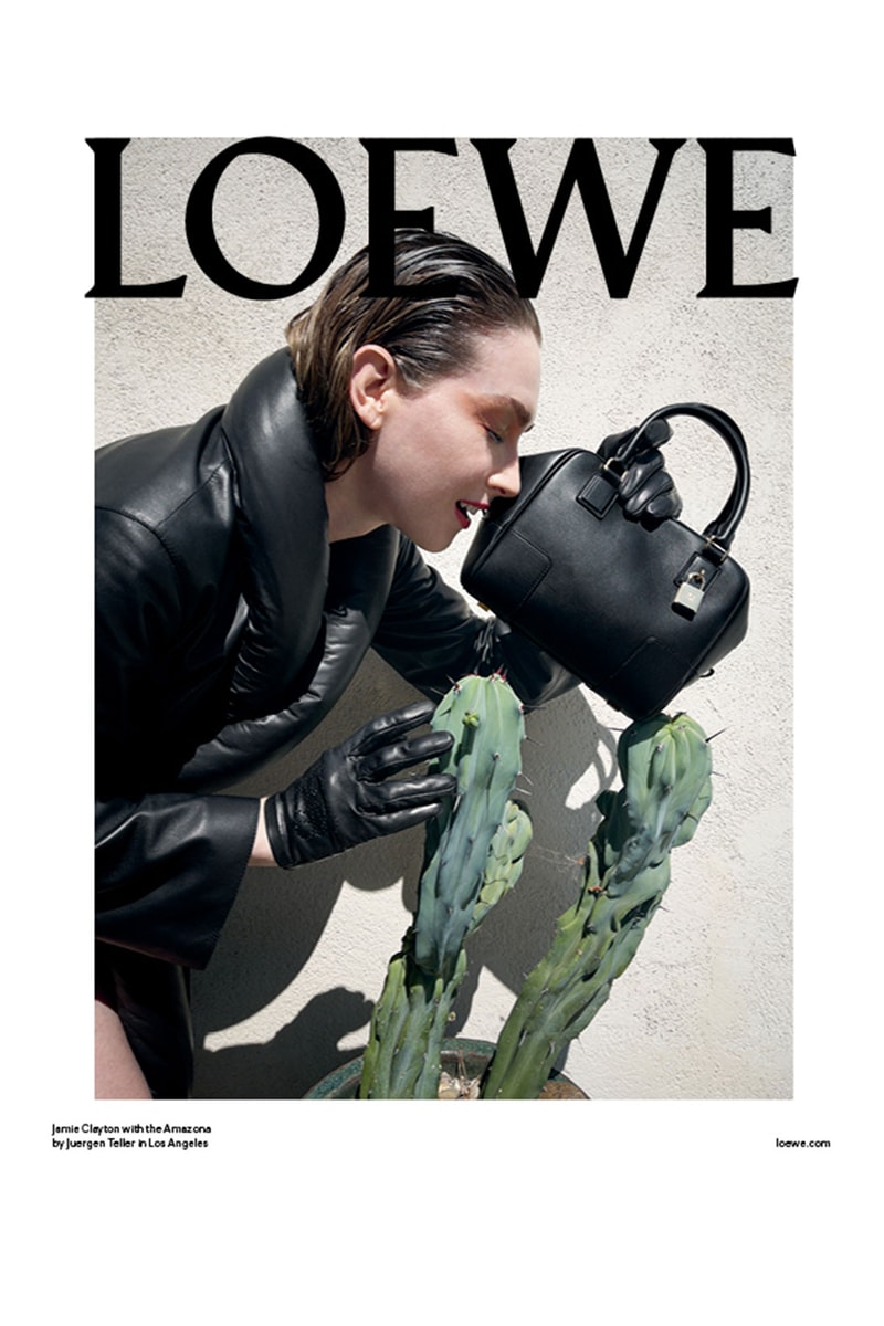 Loewe Amazona Handbag Campaign Juergen Teller Jamie Clayton