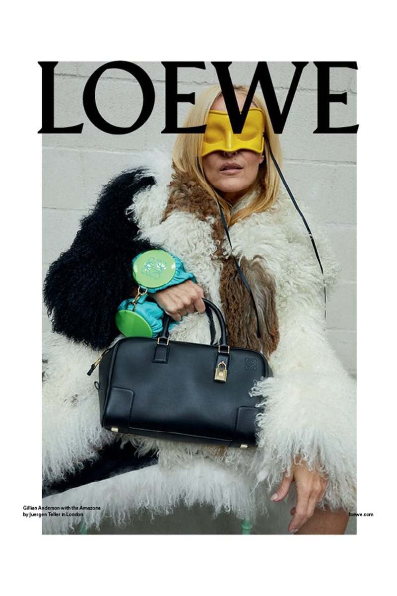Loewe Amazona Handbag Campaign Juergen Teller Gillian Anderson
