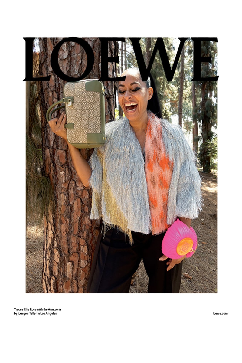 Loewe Amazona Handbag Campaign Juergen Teller Tracee Ellis Ross