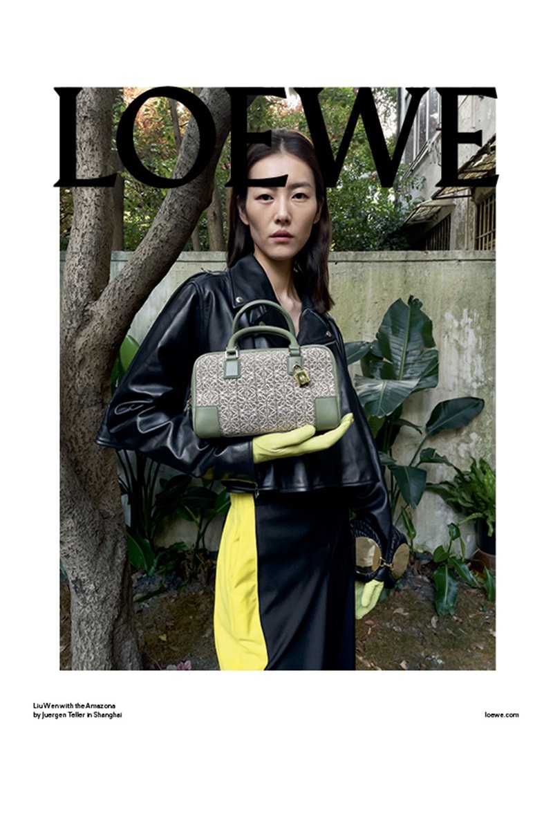 Loewe Amazona Handbag Campaign Juergen Teller Liu Wen