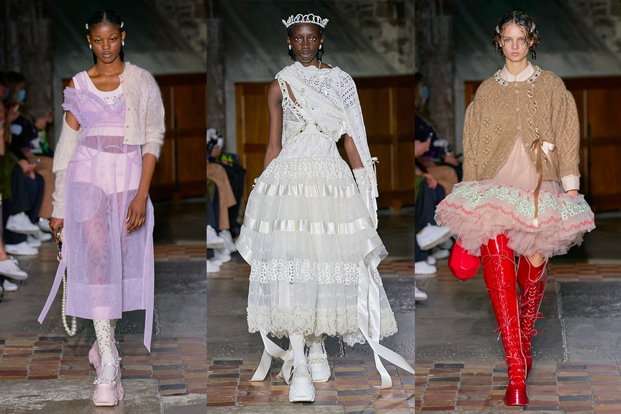 collaboration between Mulberry and Malone Spring Summer 2022 SS22 Shows Trends Richard Malone Nensi Dojaka Simone Rocha Yuhan Wang