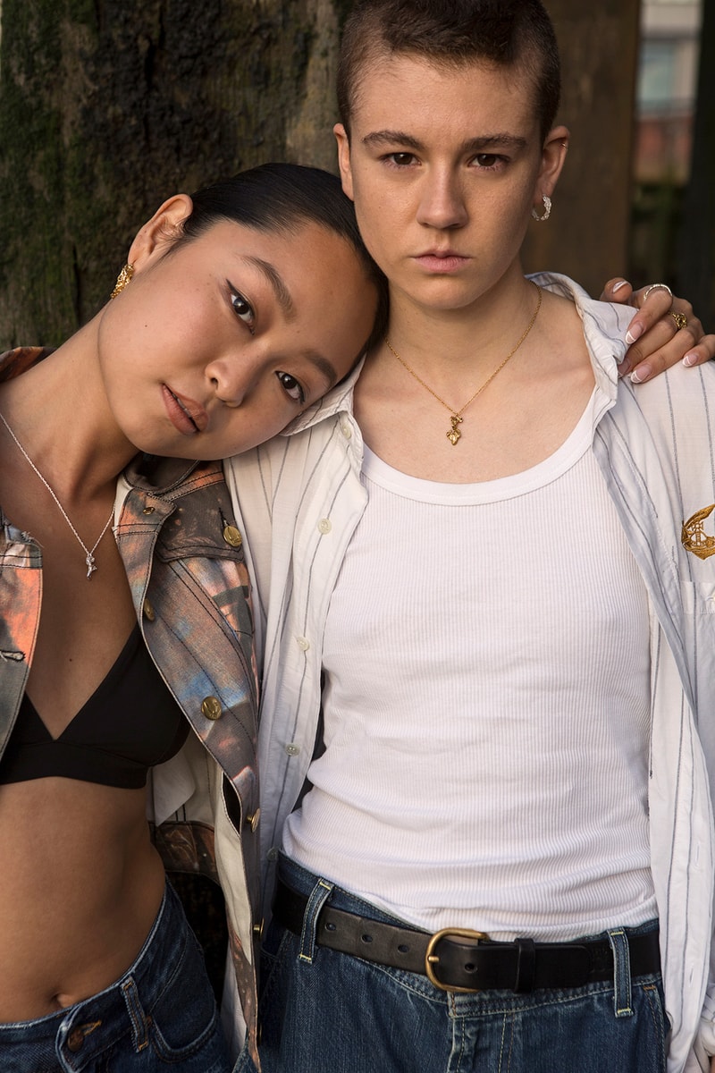 Loveness Lee Alphabet Necklace Collection Jewelry Accessories earrings