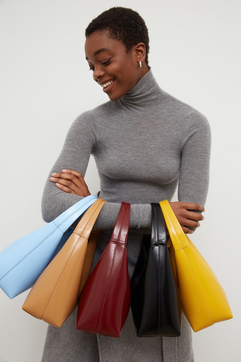 Mansur Gavriel Candy Shoulder Bag Accessory Brown Mustard Yellow 
