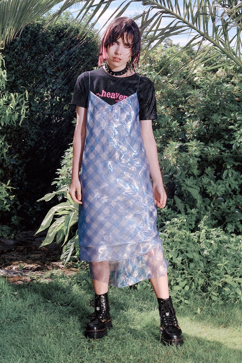 Heaven by Marc Jacobs Dr. Martens Audrick 8i HMJ Croc Boots Slip Dress