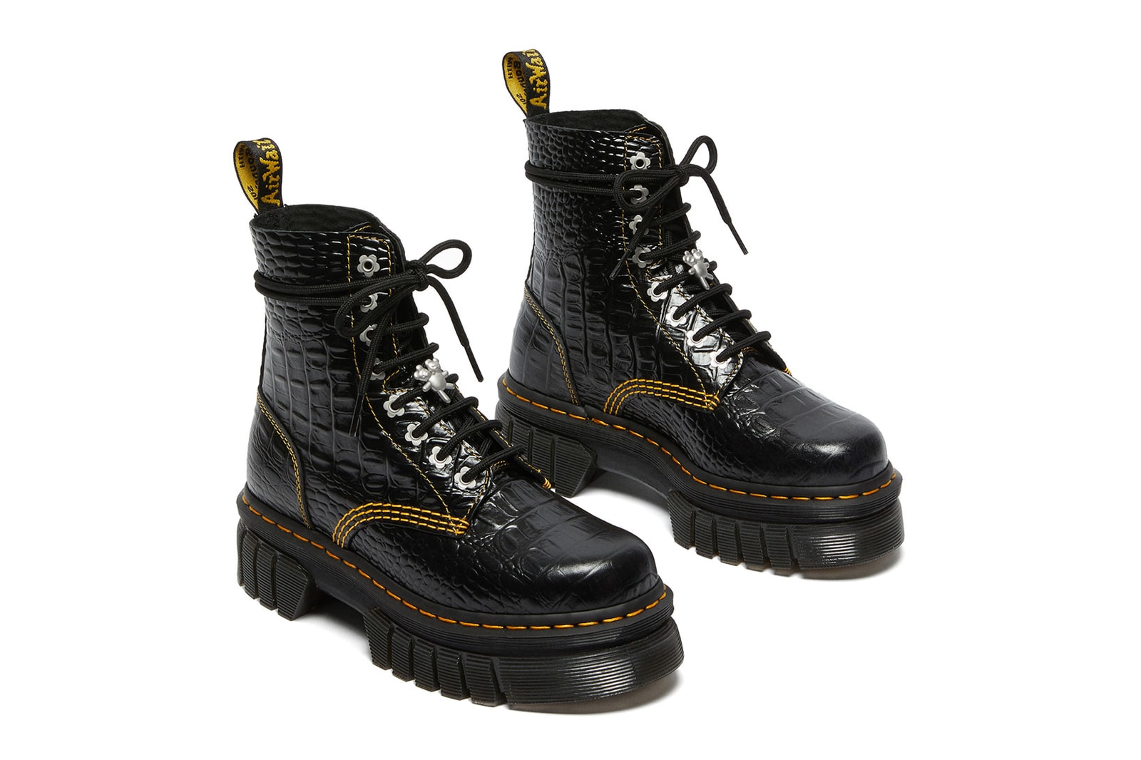Heaven by Marc Jacobs Dr. Martens Audrick 8i HMJ Croc Boots Collaboration Release Date