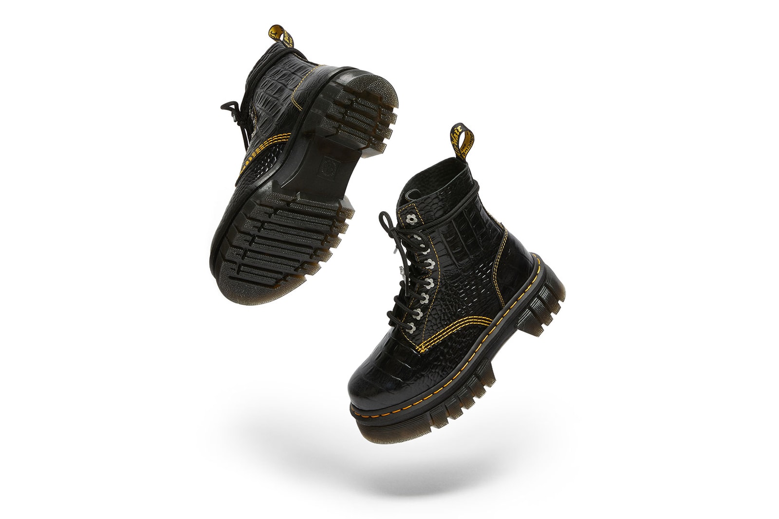 Heaven by Marc Jacobs Dr. Martens Audrick 8i HMJ Croc Boots Collaboration Release Date 