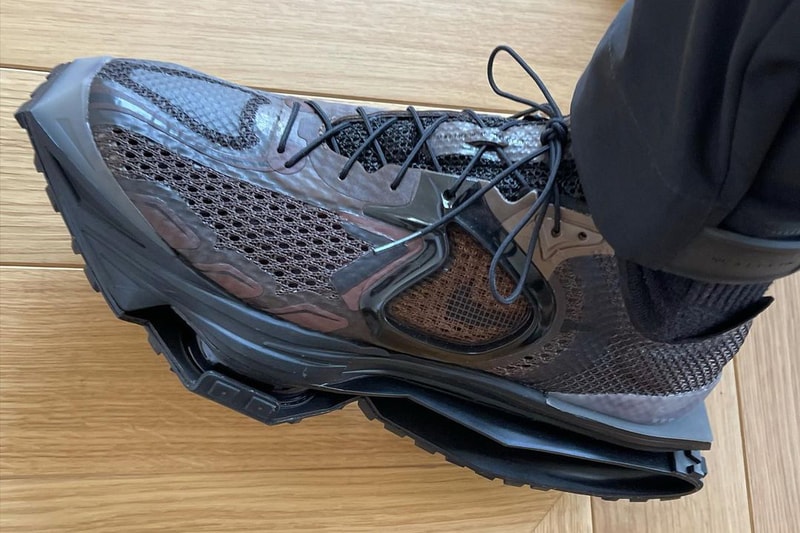 Matthew Williams Nike Zoom MMW 4 Brown On foot