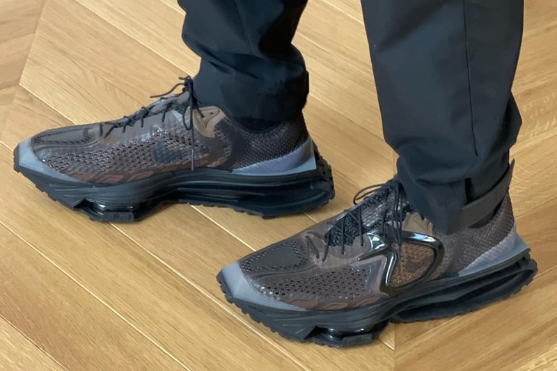 Matthew Williams Nike Zoom MMW 4 Brown On foot