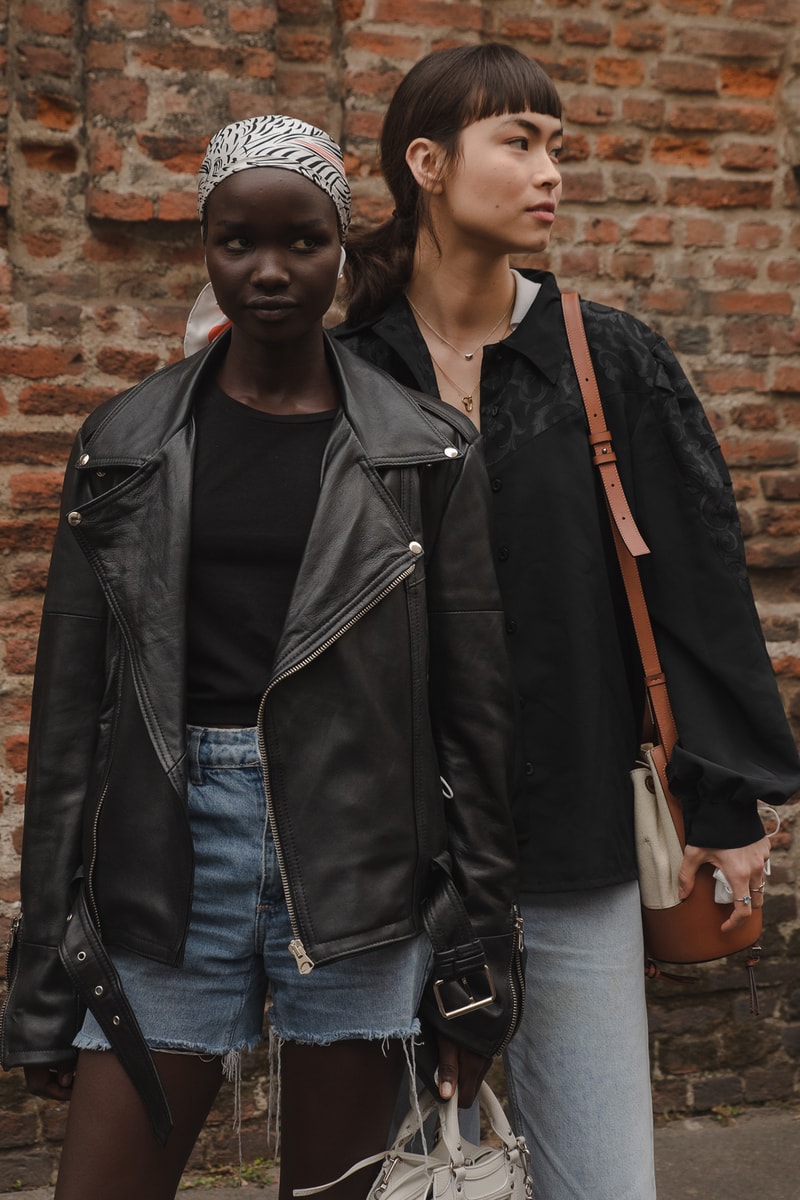 Milan Fashion Week Street Style Spring Summer 2022 SS22 Influencers Models Outfits